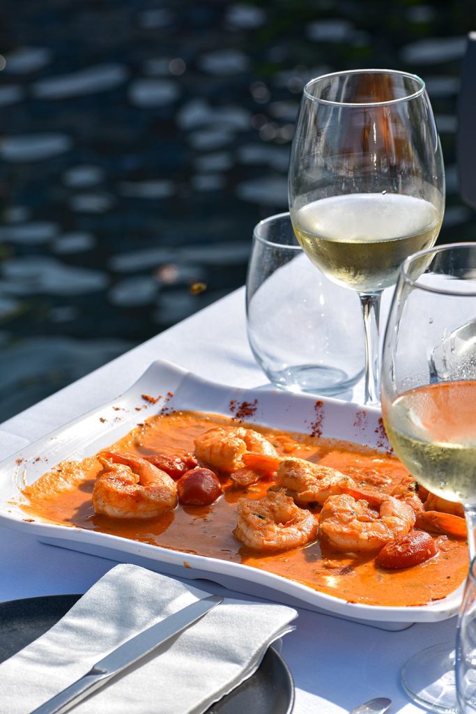 Dining at Tassia Restaurant Fiscardo